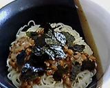 材料3つ☆納豆そうめん作り方5写真