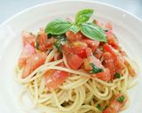 トマトとバジルのパスタ作り方6写真