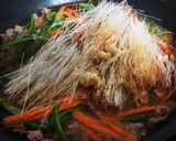水戻し不要！ひき肉と野菜で簡単チャプチェ作り方3写真