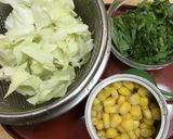 サッポロ一番で冷しベジサララーメン作り方1写真