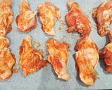 簡単焼き肉のタレで手羽元のオーブン焼き！作り方4写真
