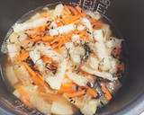 タケノコとひじきの炊き込みご飯！作り方1写真