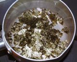 焼き海苔と長ねぎの味噌汁（生海苔の代用）作り方2写真