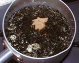 焼き海苔と長ねぎの味噌汁（生海苔の代用）作り方3写真