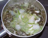 焼き海苔と長ねぎの味噌汁（生海苔の代用）作り方4写真
