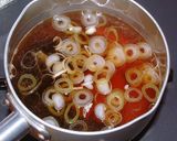 豆腐とわかめの醤油汁(雑煮の出汁)作り方2写真
