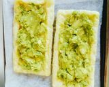 筋トレ飯♡油揚げピザ(アボカドツナ)作り方1写真