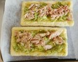 筋トレ飯♡油揚げピザ(アボカドツナ)作り方2写真