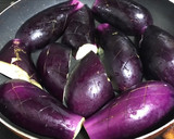 作り置き♡超簡単めんつゆで茄子の煮びたし作り方1写真