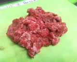 牛肉とズッキーニのオイスターソース炒め作り方1写真