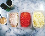 ＨＢ＊卵半熟！ベーコンエッグトマトパン作り方11写真