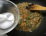簡単　ピーマンとひき肉の回鍋肉風　ピリ辛作り方5写真