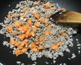 簡単　ピーマンとひき肉の回鍋肉風　ピリ辛作り方3写真