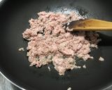 簡単　ピーマンとひき肉の回鍋肉風　ピリ辛作り方2写真