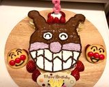 着色料なし！バイキンマン★ケーキ作り方6写真