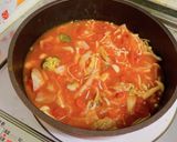 簡単★冷蔵庫の余り物で食べるトマトスープ作り方5写真