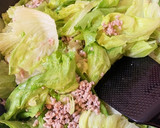 レタスと挽肉の中華炒め#大量消費#丼ぶり作り方6写真