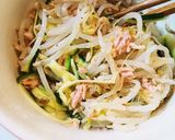 さっぱり♪ツナ入り酢の物の冷やしラーメン作り方4写真