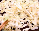 キャベツとチーズの激ウマ！肉なし豚平焼き作り方1写真