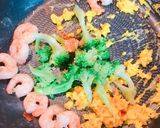 お弁当に！ブロッコリーと小海老の卵炒め作り方4写真