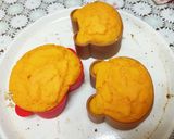 人参コーンのお豆腐ケーキ♪お祝い離乳食♪作り方5写真