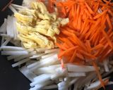 大根と人参のきんぴら (常備菜,お弁当)作り方1写真