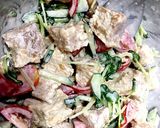 高野豆腐の唐揚げ リメイクマヨサラダ作り方2写真