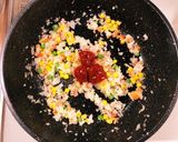 ♡アンパンマンオムライス♡幼児食作り方5写真