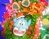 ディズニー『アラジン&ジャスミン』弁当♡作り方24写真