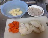 煮崩れない☆柔らか鶏じゃが作り方1写真