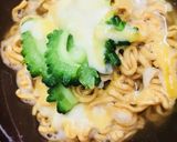 おやつラーメン●ゴーヤー&チーズかけ作り方4写真
