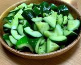キュウリの大量消費にニンニク炒め作り方3写真