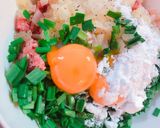 簡単でおいしい♡ニラハンバーグ作り方3写真
