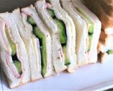 サンドイッチ　きゅうり×ハム×チーズ作り方8写真
