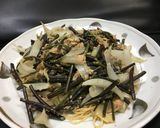 山菜食べよう!簡単!絶品!ワラビパスタ作り方2写真