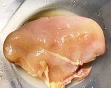 レンジで丸ごとサラダチキン（磯辺焼き味）作り方1写真