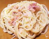 絶品!簡単!卵だけの濃厚カルボナーラ作り方7写真