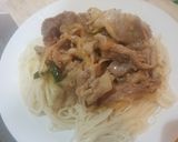 豚バラとひやむぎの混ぜそば作り方8写真