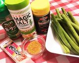 インゲンのガーリックソテー（他代用有り）作り方1写真