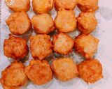 チルド焼売にトロを付けて、揚げ焼売作り方4写真