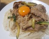 豚バラとひやむぎの混ぜそば作り方9写真