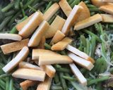 採れたてミズの炒め物作り方5写真