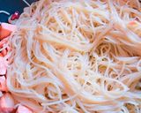 簡単♪サーモンのペペロンチーノ風パスタ作り方7写真
