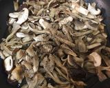キノコの肉汁煮作り方3写真
