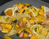 大人ハロウィン弁当🎃カボチャオムレツ🎃作り方1写真