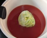 冷凍茹でキャベツの缶短トマトスープ作り方1写真