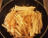 簡単、鶏むね肉ともやし、えのき炒め作り方3写真