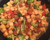 高野豆腐とゆで卵と緑黄色野菜のサブジ作り方4写真