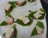 ★餃子の皮で海老と大葉とチーズのおつまみ作り方3写真
