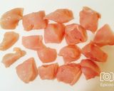 柔らか鶏胸肉とニンニクの芽の中華炒め作り方1写真
